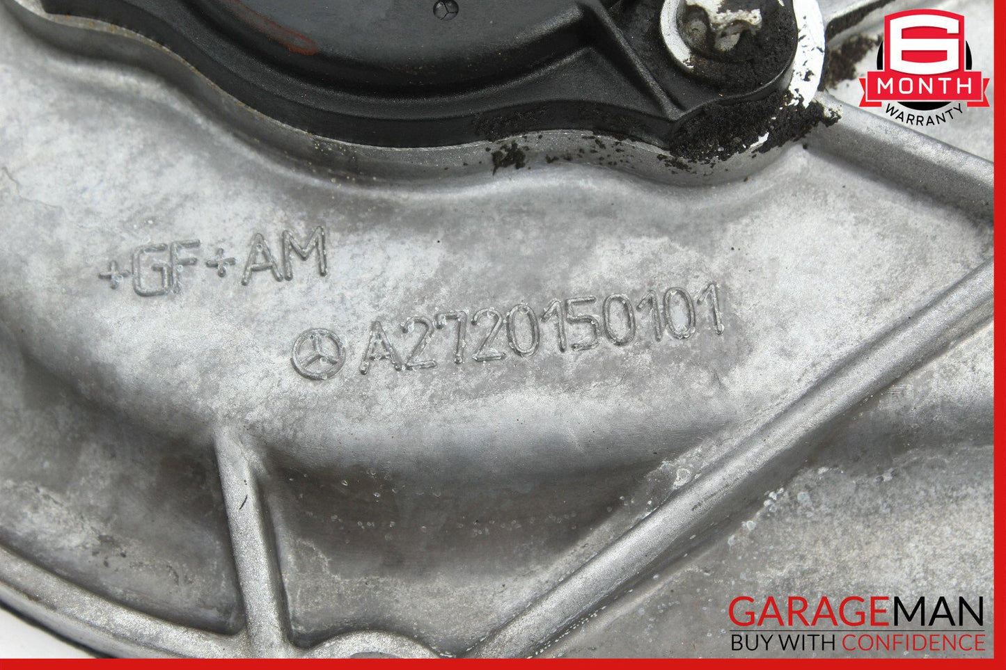 06-13 Mercedes W211 E350 S550 Front Right Engine Timing Chain Cover Plate OEM