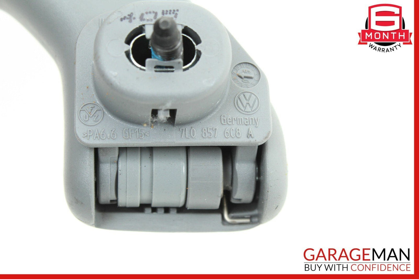 03-10 Porsche Cayenne 955 957 Rear Left Side Interior Top Roof Grab Handle Gray