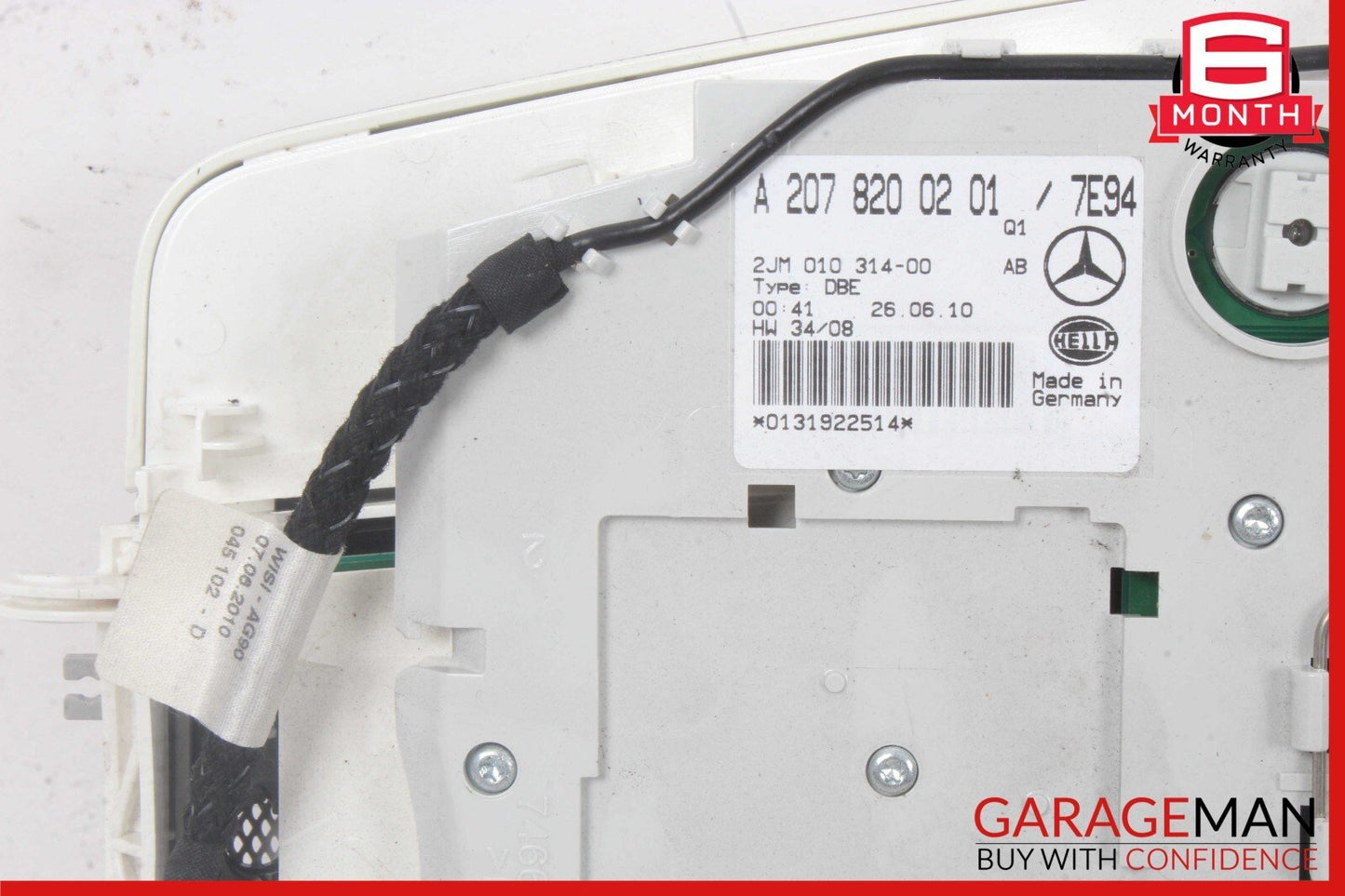 11-16 Mercedes W207 E350 E550 Overhead Reading Map Dome Light Lamp OEM