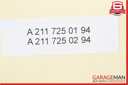 03-09 Mercedes W211 E350 Front Right & Left Side Door Corner Speaker Set Gray