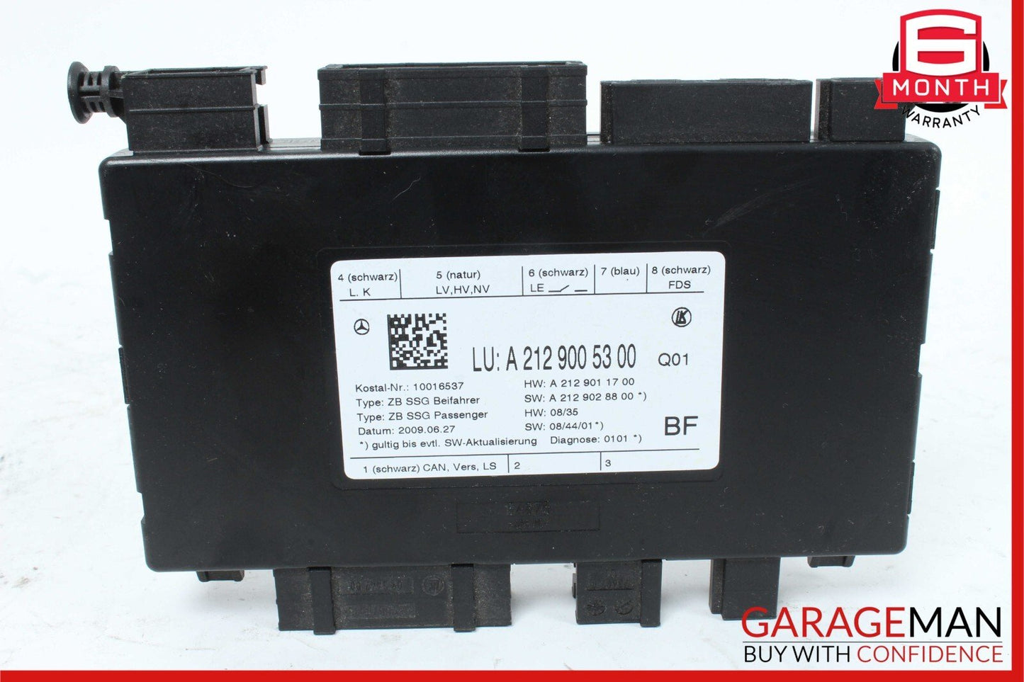08-17 Mercedes W212 E350 4MATIC Front Right Side Seat Control Module Unit OEM
