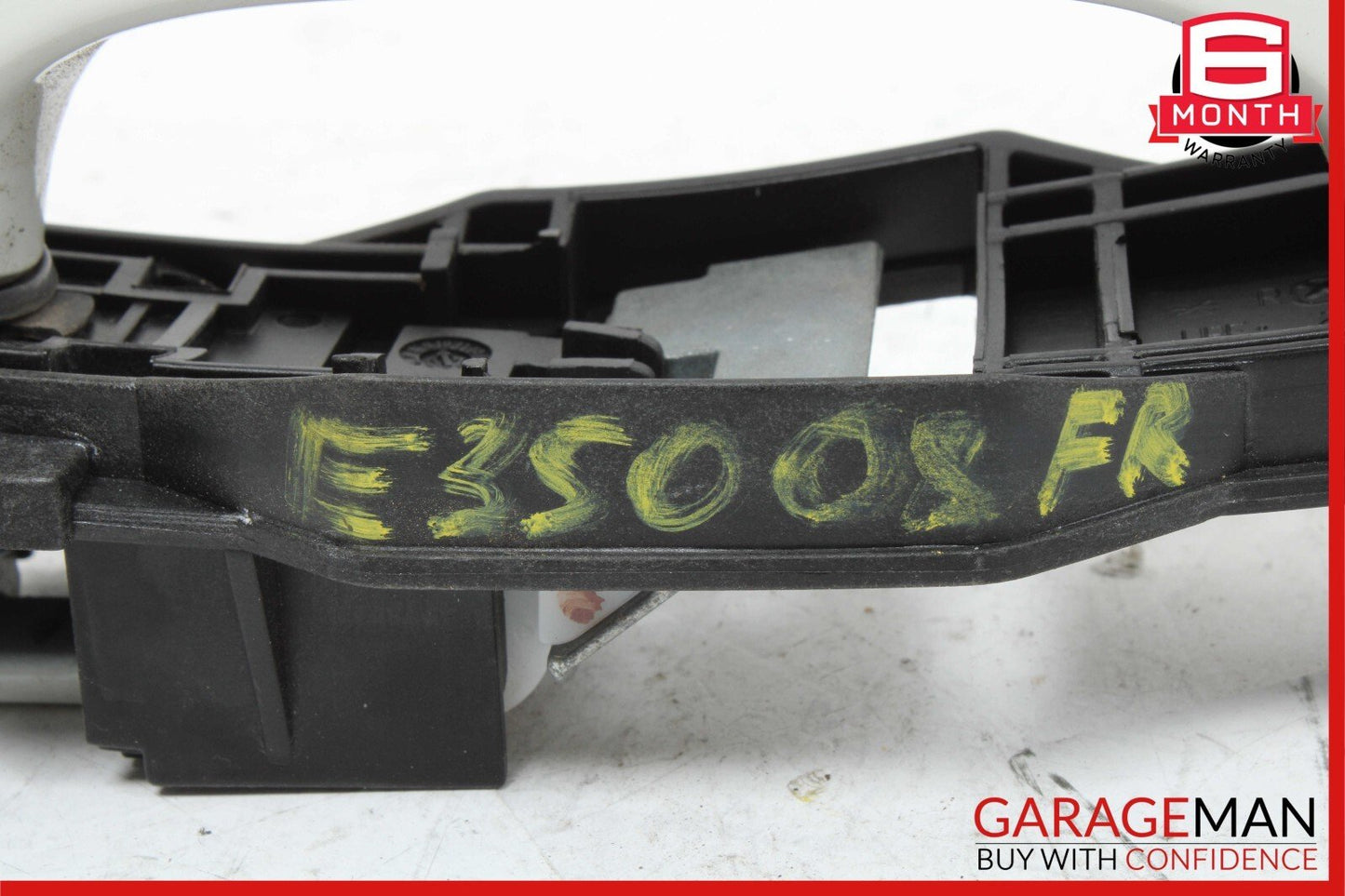 03-09 Mercedes W211 E350 E500 Front Right Exterior Door Handle Calcite White