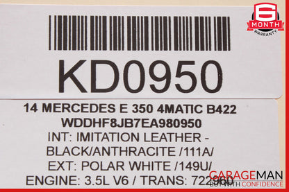 08-18 Mercedes W212 E350 CLS550 Front Right Side Door Control Module OEM