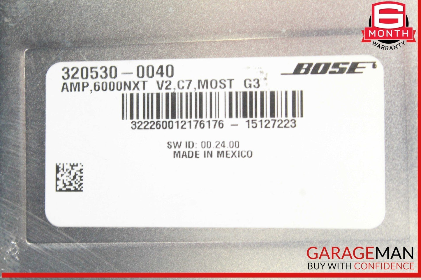 2012-2018 Audi A8 Radio Amplifier Bose 4G0035223C OEM