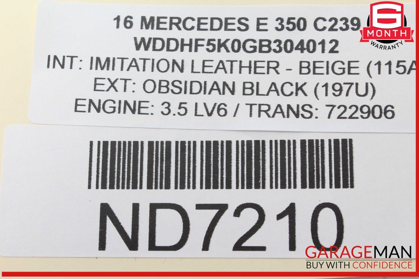08-20 Mercedes W212 E350 C300 Front Right Side Seat Control Module Unit OEM