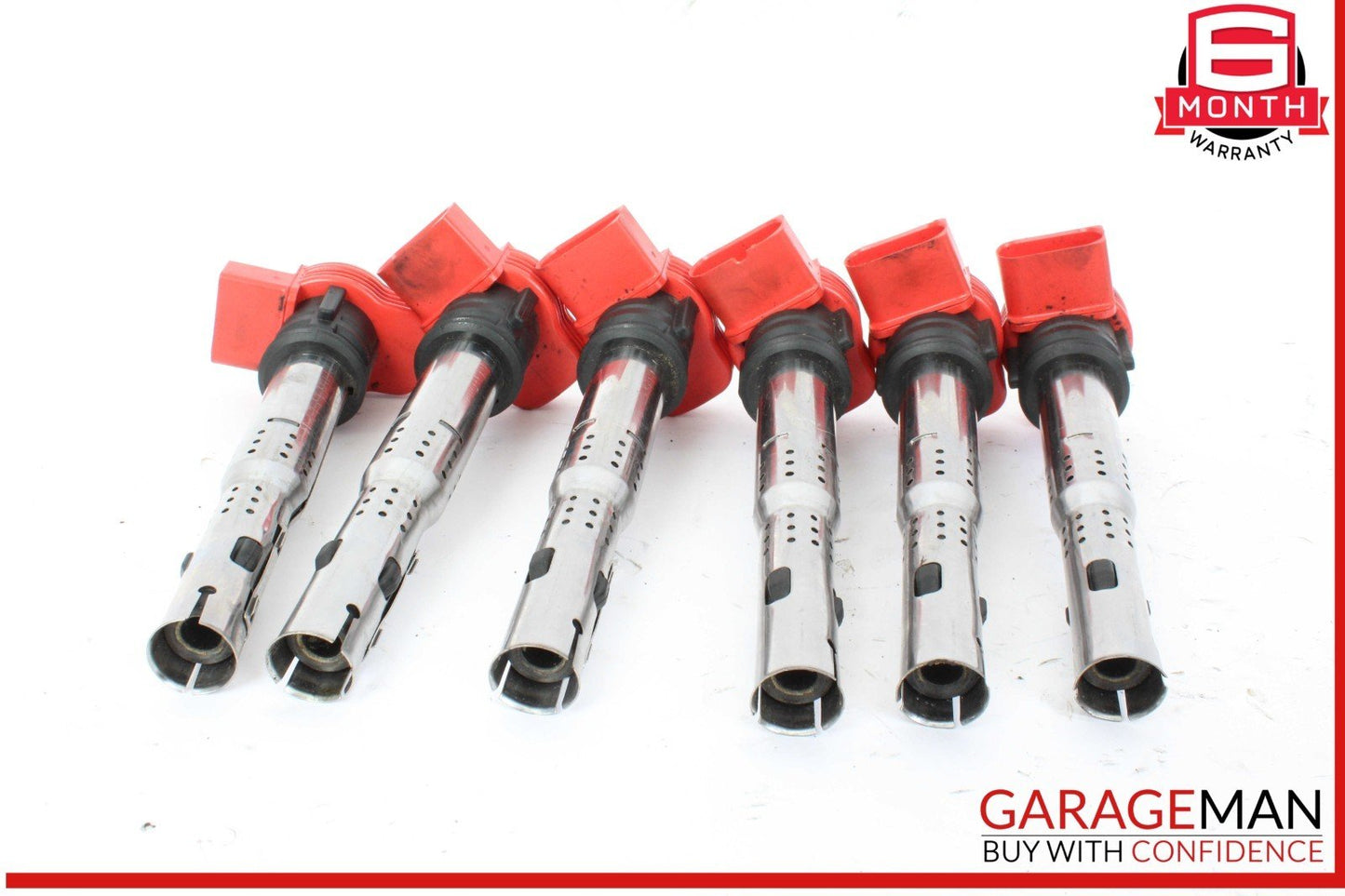 09-16 Audi S4 Engine Ignition Coil Coils Set of 6 0084344221 OEM