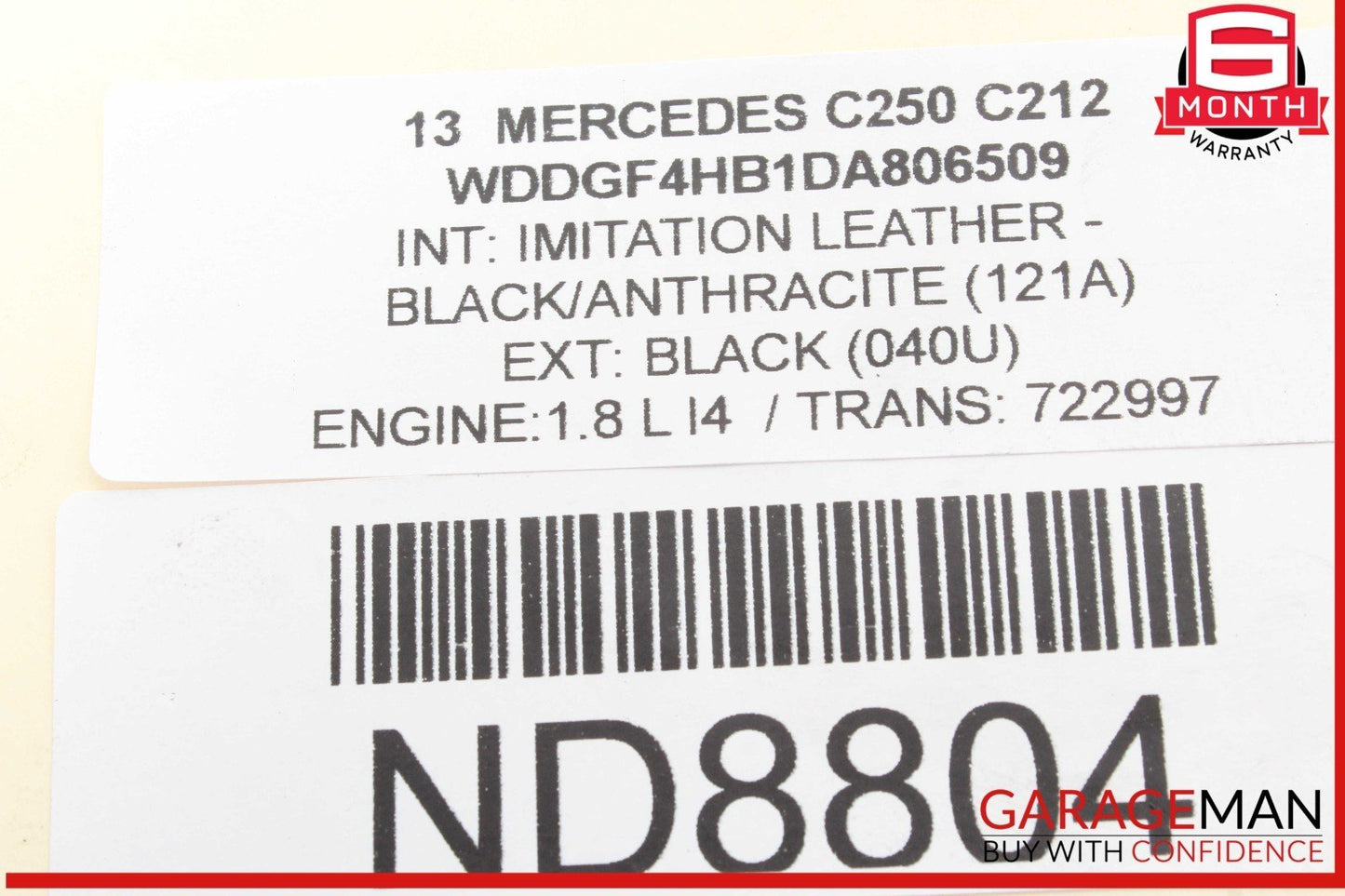 08-17 Mercedes W204 C250 C300 E350 Rear Left / Right Side Lower Control Arm OEM