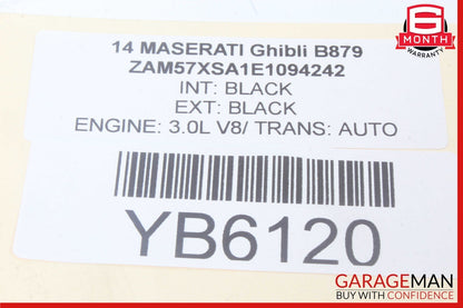 14-17 Maserati Ghibli Rear Right Side CV Axle Shaft Drive Shaft Driveshaft OEM