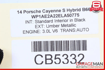 11-14 Porsche Cayenne 958 Hybrid S Suspension Mode Selector Switch Panel OEM