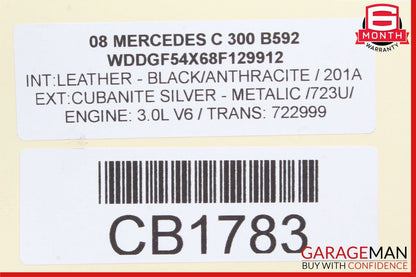 08-18 Mercedes W204 C300 E350 Rear Left or Right Side Lower Thrust Control Arm