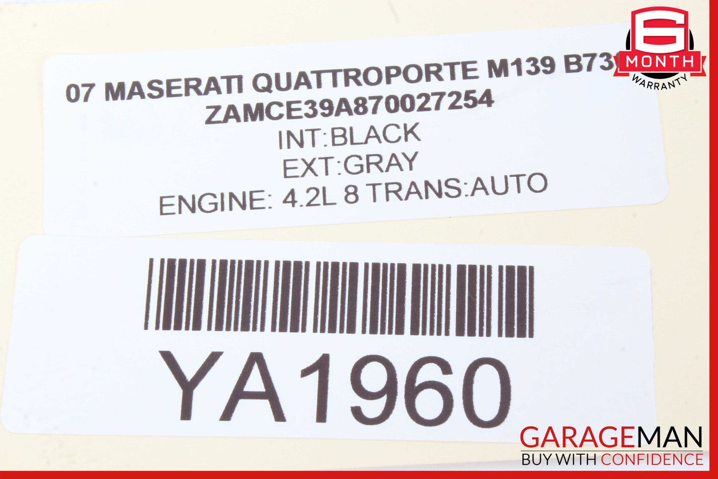 03-19 Maserati Quattroporte M139 Steering Column Switch 0265005499 OEM
