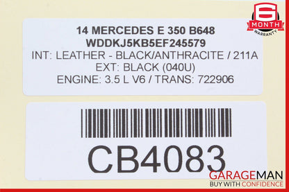 08-17 Mercedes W212 E350 C300 C350 Front Right Passenger Upper Control Arm RWD