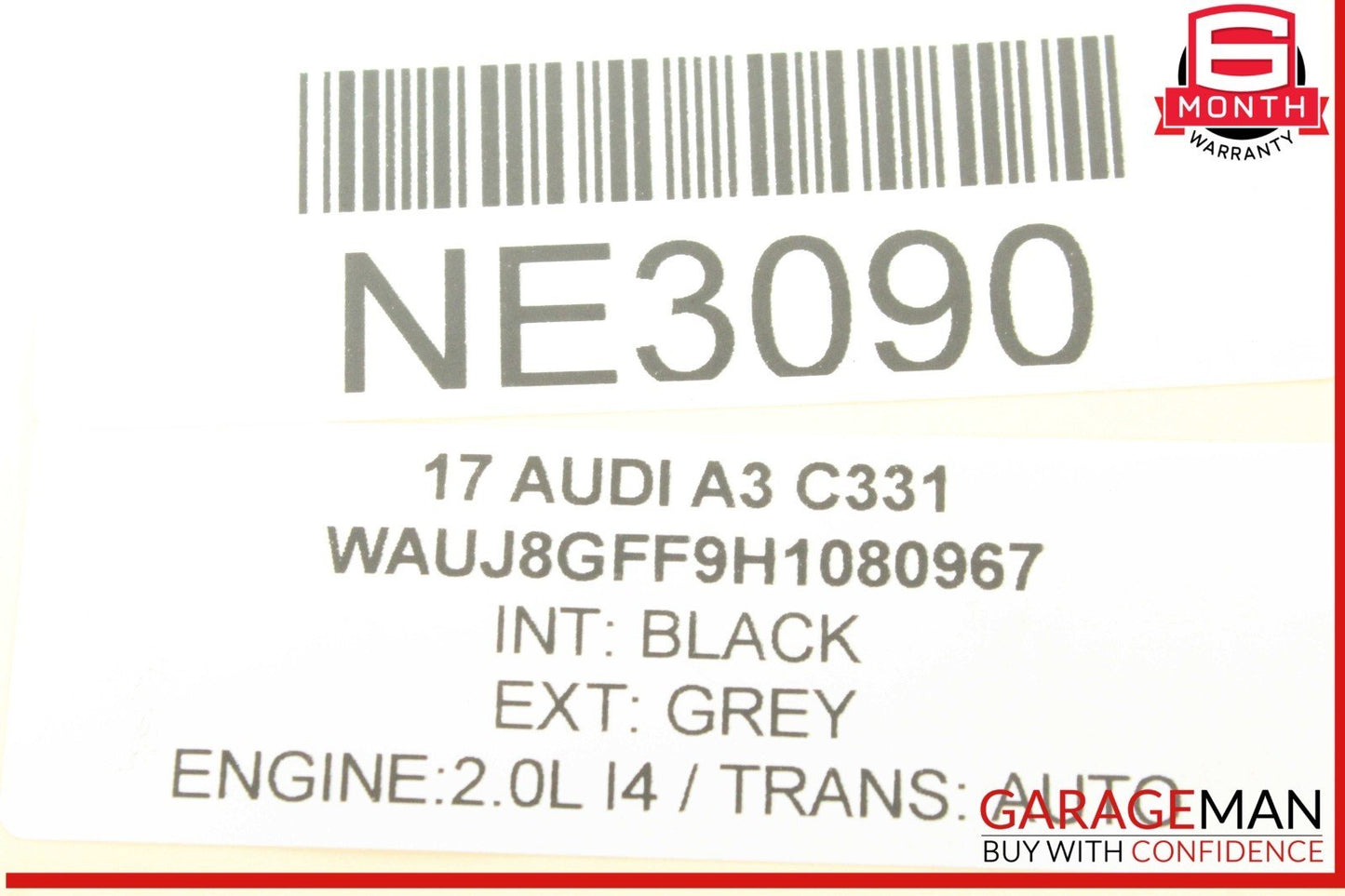 15-20 Audi A3 S3 Rear Left Driver Side CV Axle Shaft 5Q0501203A OEM