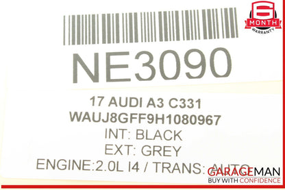 15-20 Audi A3 S3 Rear Left Driver Side CV Axle Shaft 5Q0501203A OEM