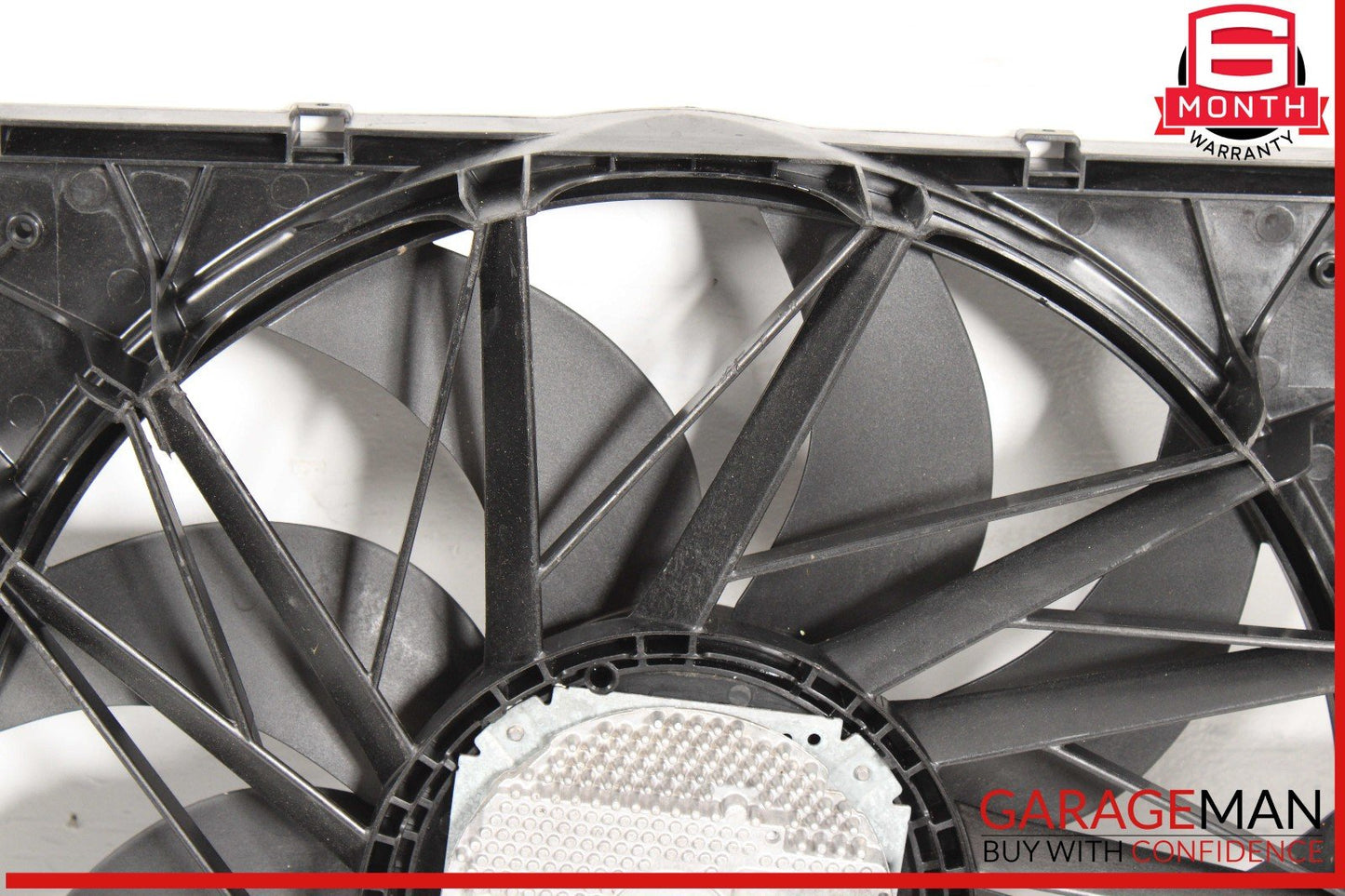 10-16 Porsche Panamera 970 Radiator Engine Electric Cooling Fan Shroud Assy OEM