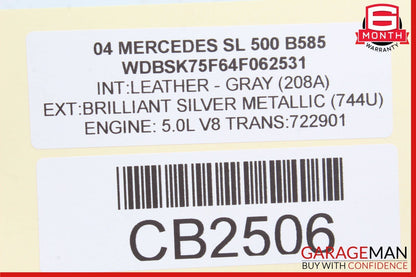 97-09 Mercedes R230 SL500 CLK320 AMG Engine Starter Motor 1121510001 OEM