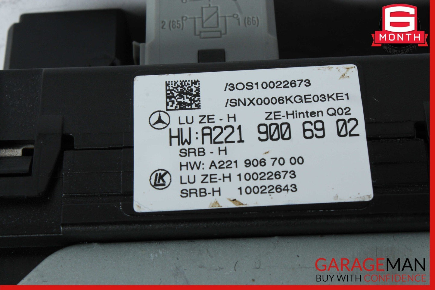 10-14 Mercedes W221 S65 S63 CL63 AMG Rear Sam Fuse Box Relay Module Control OEM