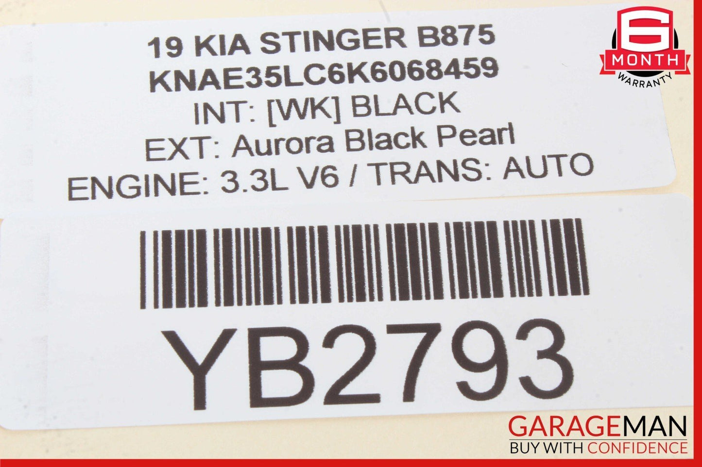 18-21 Kia Stinger Audio Amp Amplifier Module 96370-J5110 OEM