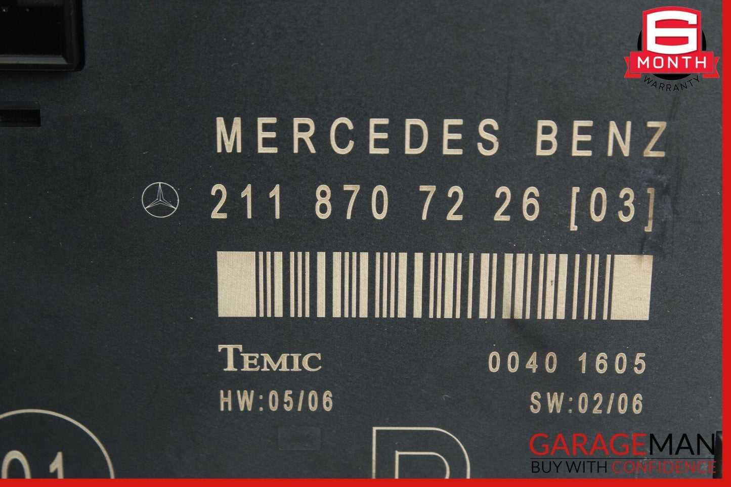 03-09 Mercedes W211 E350 E550 Front Right Passenger Door Controller Module OEM