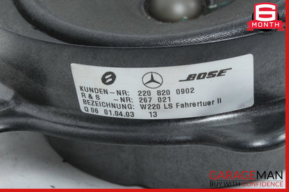 00-06 Mercedes W220 S55 S500 Front Left And Right Door Sound Speaker OEM