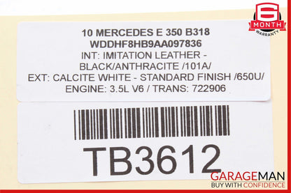 10-16 Mercedes W212 E350 E400 RWD Front Right Side Spindle Knuckle Hub Bearing