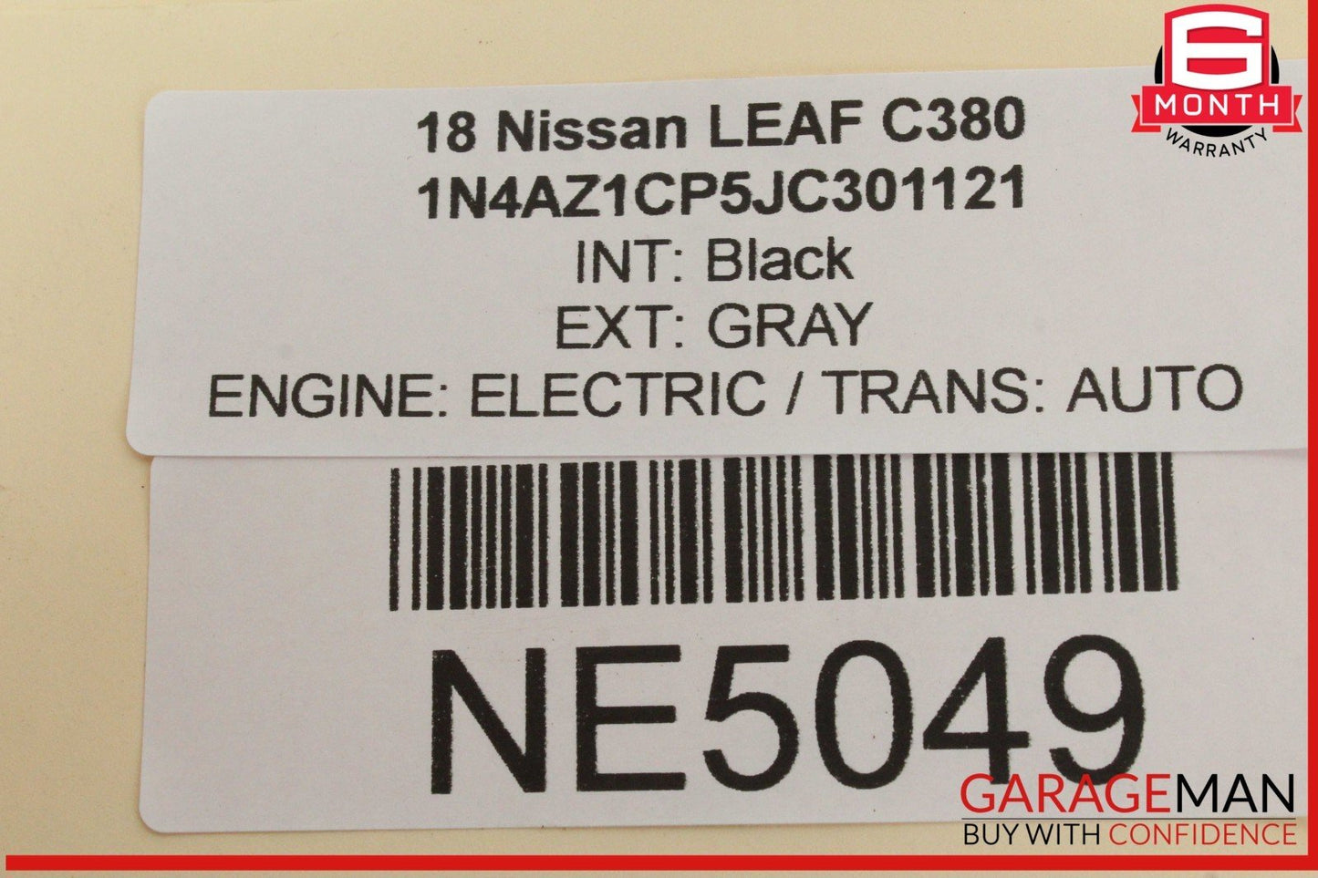 18-24 Nissan Leaf Left Driver Side Upper Roof Curtain Airbag Air Bag OEM