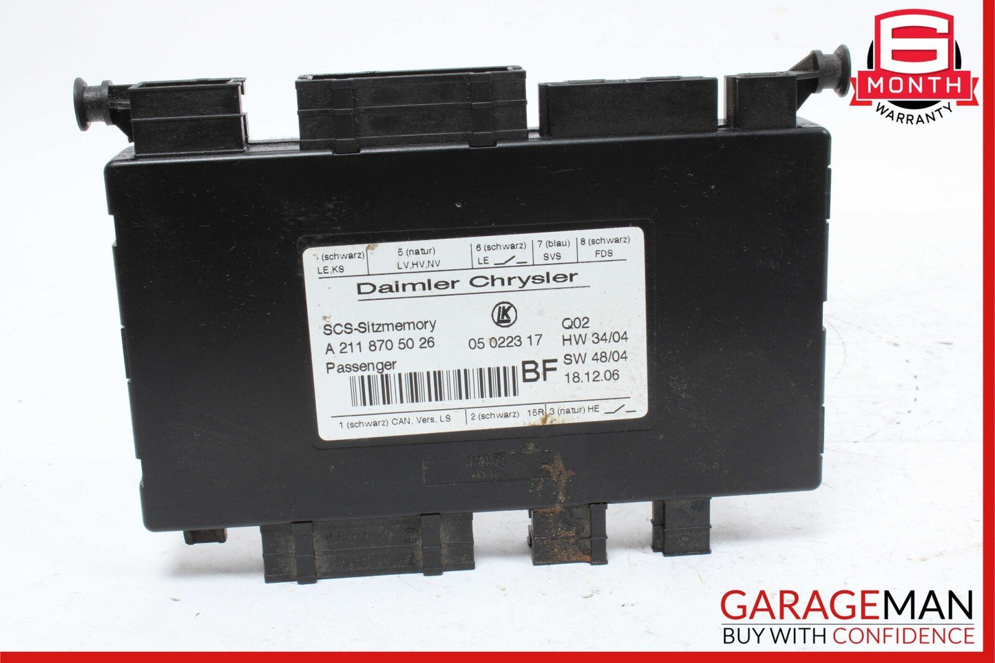 03-12 Mercedes X164 GL450 4MATIC Under Seat Control Module Front Right Side OEM