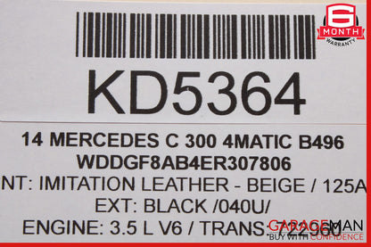 08-18 Mercedes W204 C300 Front Right Side Door Control Module OEM