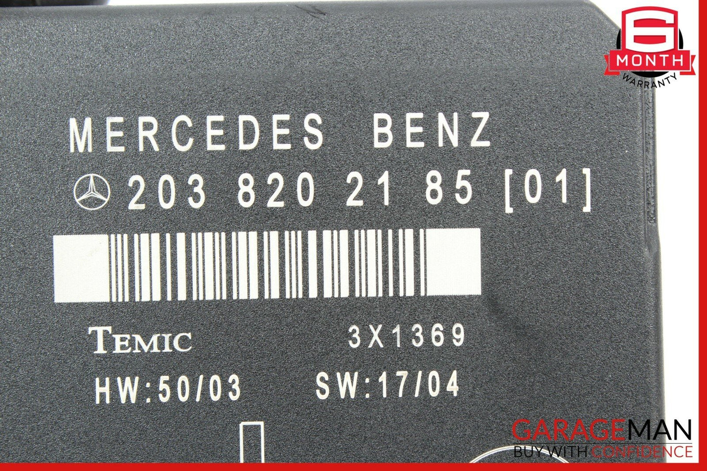 01-07 Mercedes W203 C230 C280 C350 Rear Left Side Door Controller Module Unit
