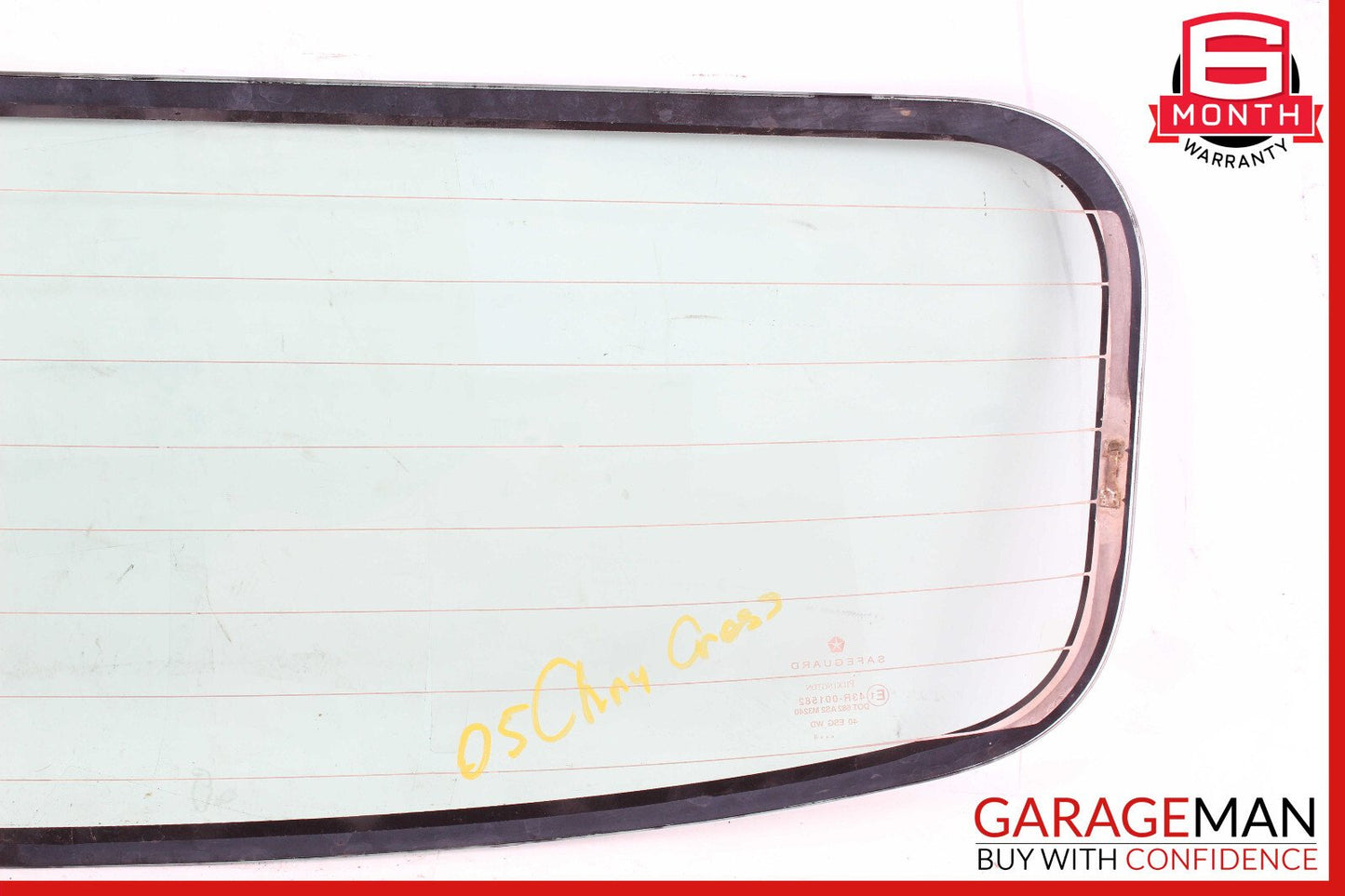 05-08 Chrysler Crossfire Convertible Rear Windshield Glass OEM