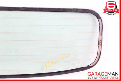 05-08 Chrysler Crossfire Convertible Rear Windshield Glass OEM