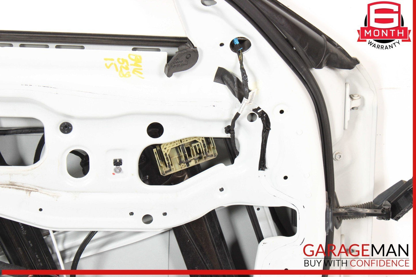 11-16 BMW 528i 535i 550i Front Left Driver Side Door Shell Panel White OEM