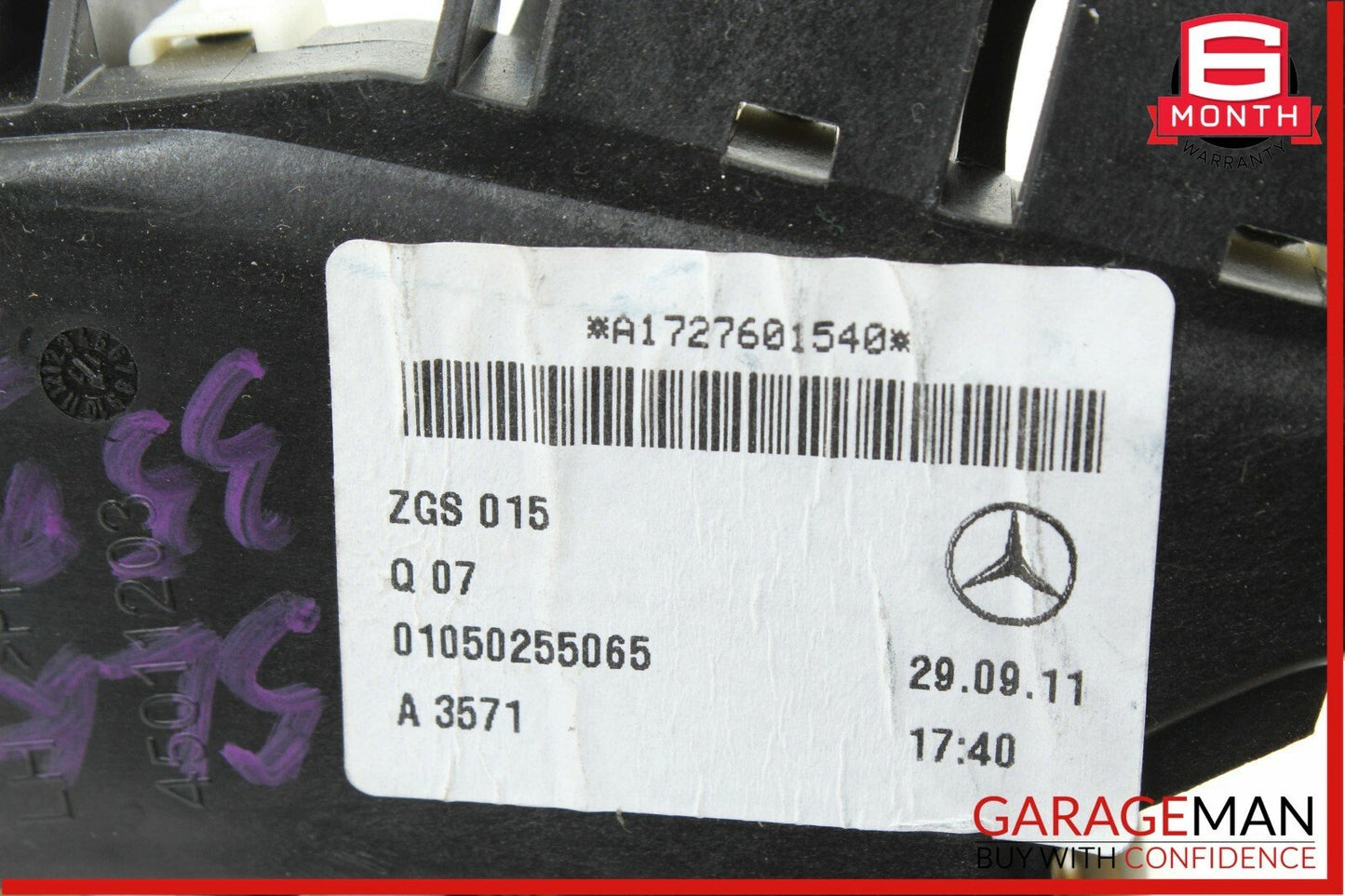 12-16 Mercedes R172 SLK350 Front Left Side Keyless Go Door Lock Latch Actuator