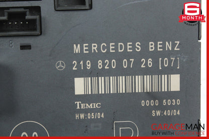 06-11 Mercedes W219 CLS500 CLS55 AMG Front Right Door Control Module Unit