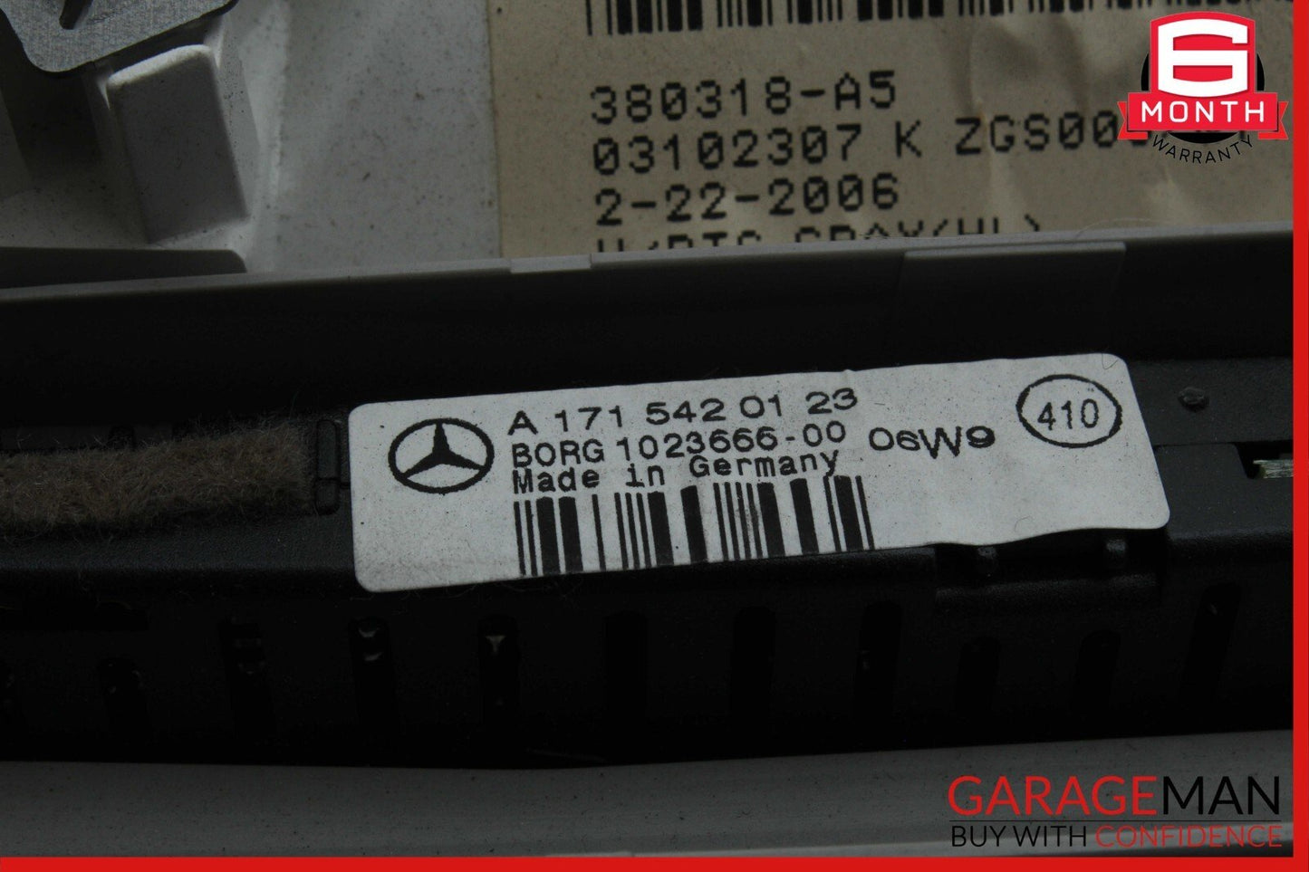 06-13 Mercedes X164 GL450 R350 Rear Overhead Dome Light Lamp Parking Sensor OEM