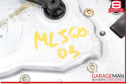 98-05 Mercedes W163 ML350 ML55 AMG Rear Glass Windshield Wiper Motor Unit OEM