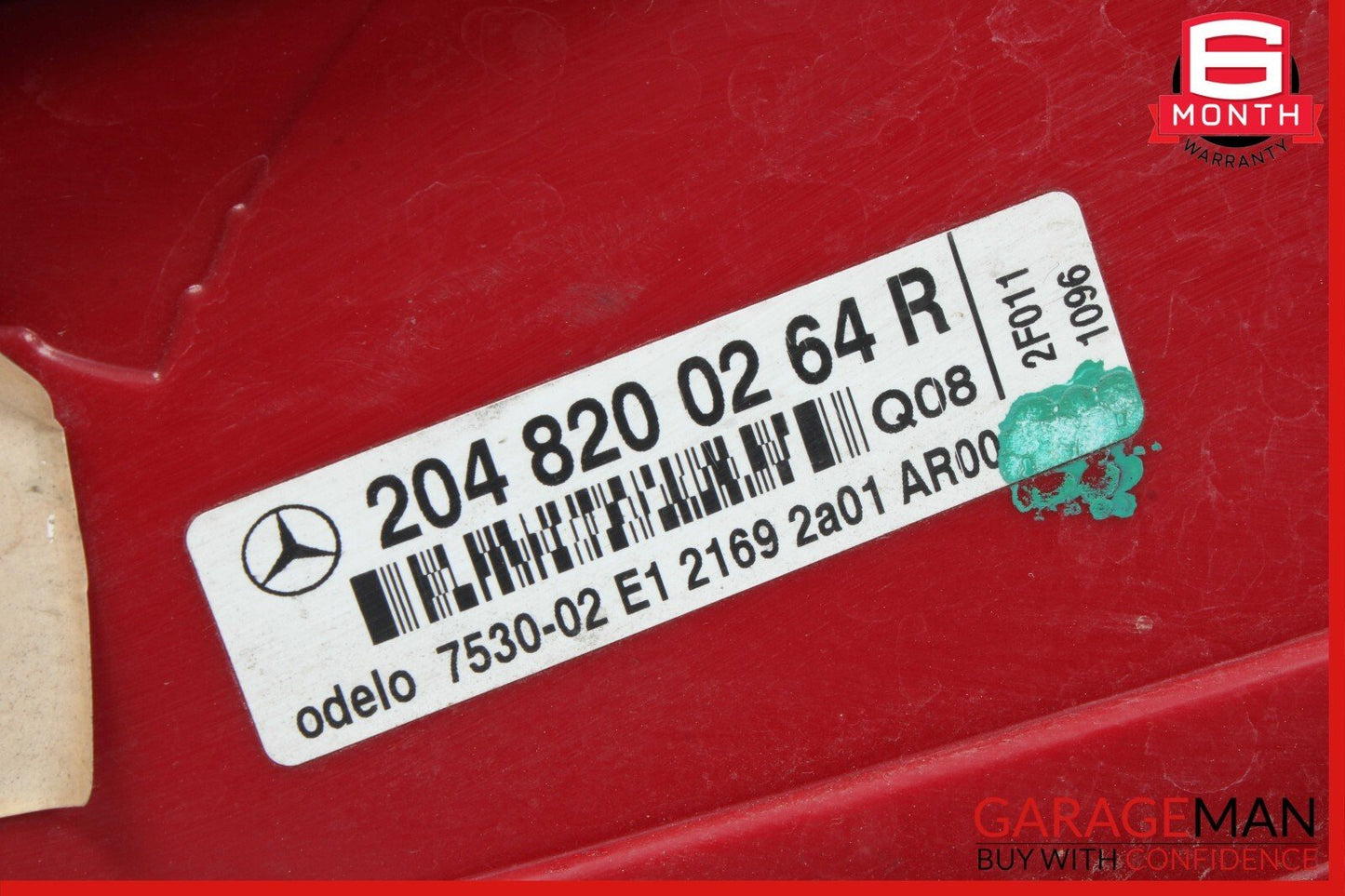 08-11 Mercedes W204 C300 Rear Right Passenger Side Taillight Tail Light Lamp OEM