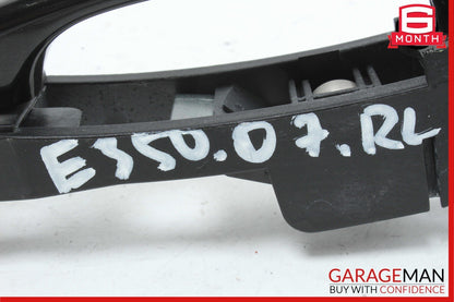 03-09 Mercedes W211 E350 E550 AMG Rear Left Side Exterior Door Handle Black OEM
