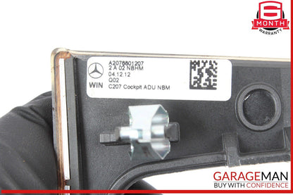 08-15 Mercedes W204 C250 E350 Center Console Shift Shifter Bezel Trim Wood OEM