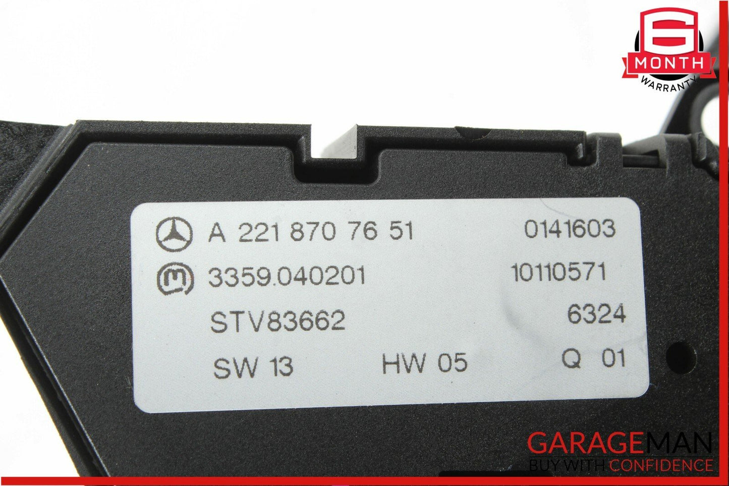 07-13 Mercedes S550 CL600 Front Left Side Seat Adjust Controller Switch Set OEM