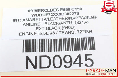 06-13 Mercedes W211 E550 ML350 R350 TPMS Tire Pressure Control 1645403762 OEM