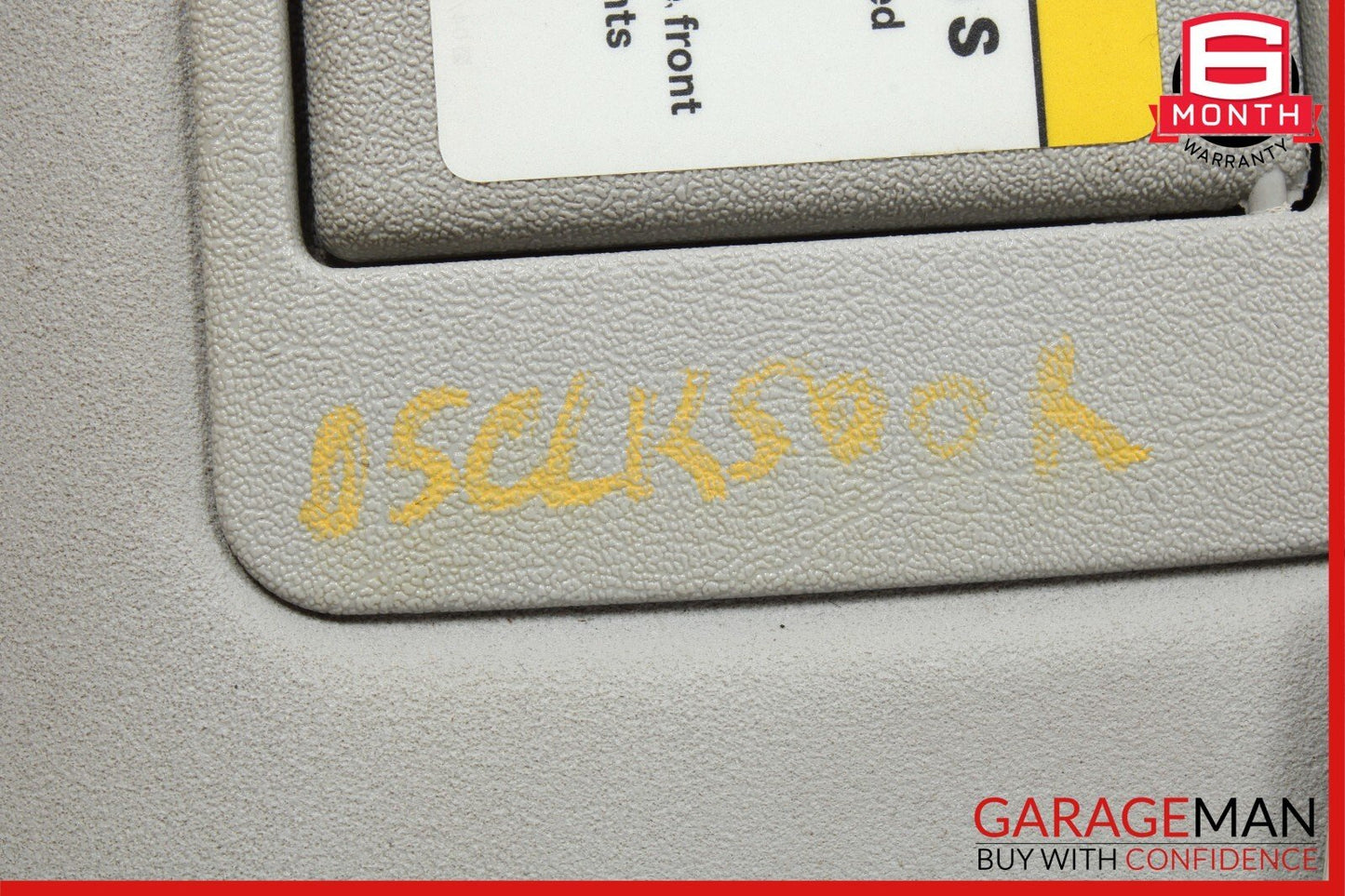 01-07 Mercedes W209 CLK500 Front Right Sun Visor Sunvisor Gray 2038177320 OEM