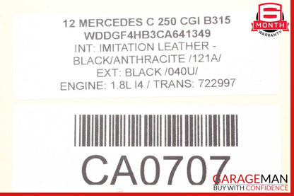 12-15 Mercedes W204 C250 Engine Motor Bracket Mount Left Side 2712232704 OEM