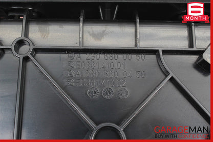 03-06 Mercedes R230 SL500 SL55 Center Console Arm Rest Storage Compartment Tray