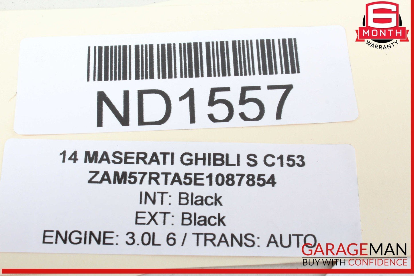 14-17 Maserati Ghibli S Rear Left or Right Side Control Arm Bar Link 670006273