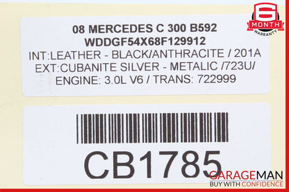 08-17 Mercedes W204 C300 E400 Front Left Side Lower Control Arm 2043306711 OEM