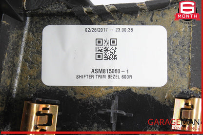 17-20 Cadillac XT5 Front Center Console Shifter Cover Trim Bezel ASM815060 OEM