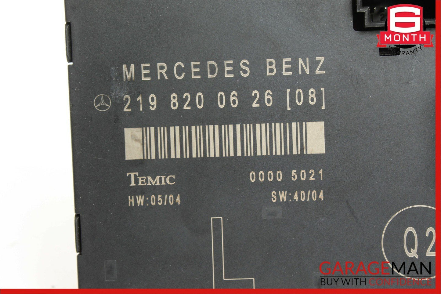 06-10 Mercedes W219 CLS500 AMG Front Left Driver Side Door Control Module OEM