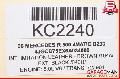 06-13 Mercedes X164 GL450 ML550 Front Right Passenger Door Control Module OEM