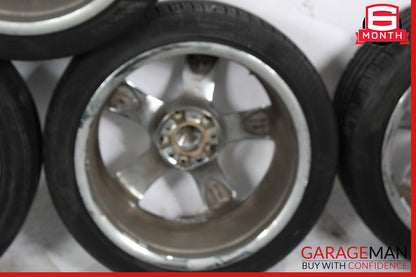 12-18 Mercedes W218 CLS550 8.5 x R18 18" Complete Wheel Tire Rim Set of 4 Pc OEM